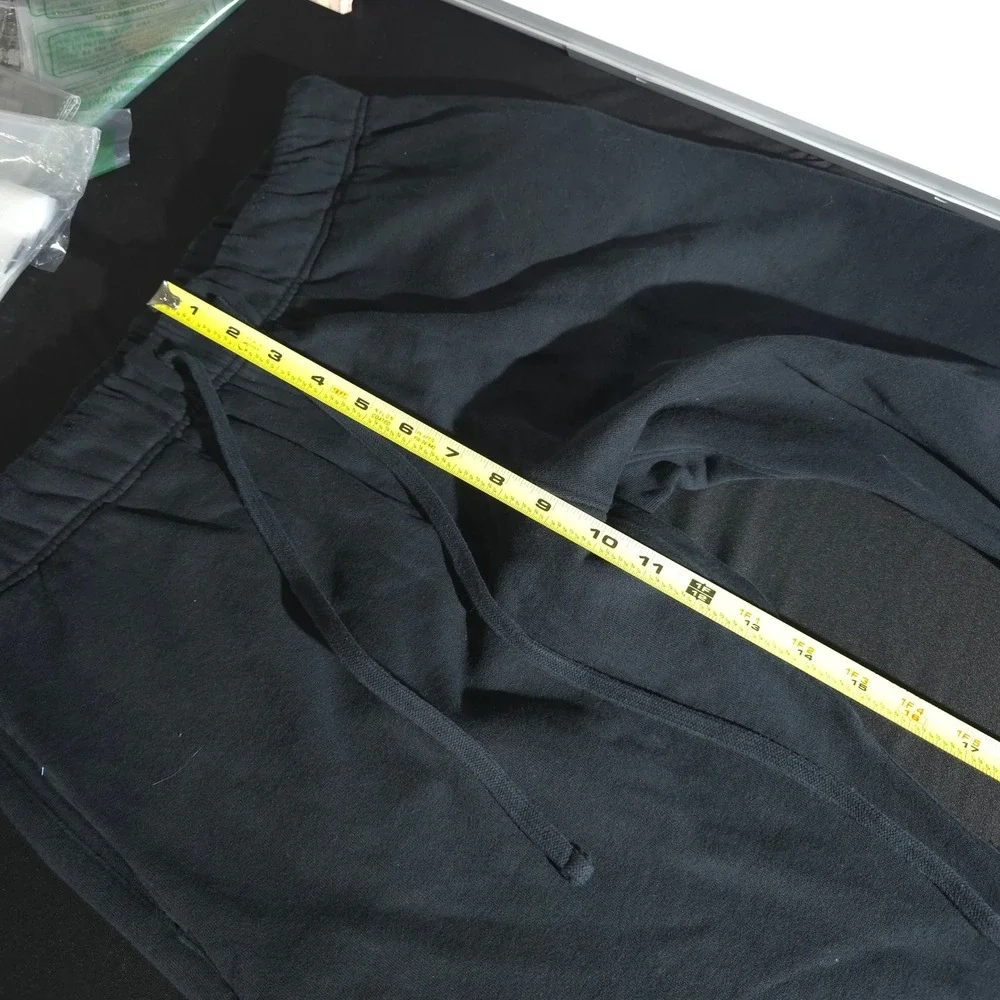 MNML Jogger Sweatpants Mens Black Cotton Blend Drawstring JLounge Size Large - Picture 3 of 13